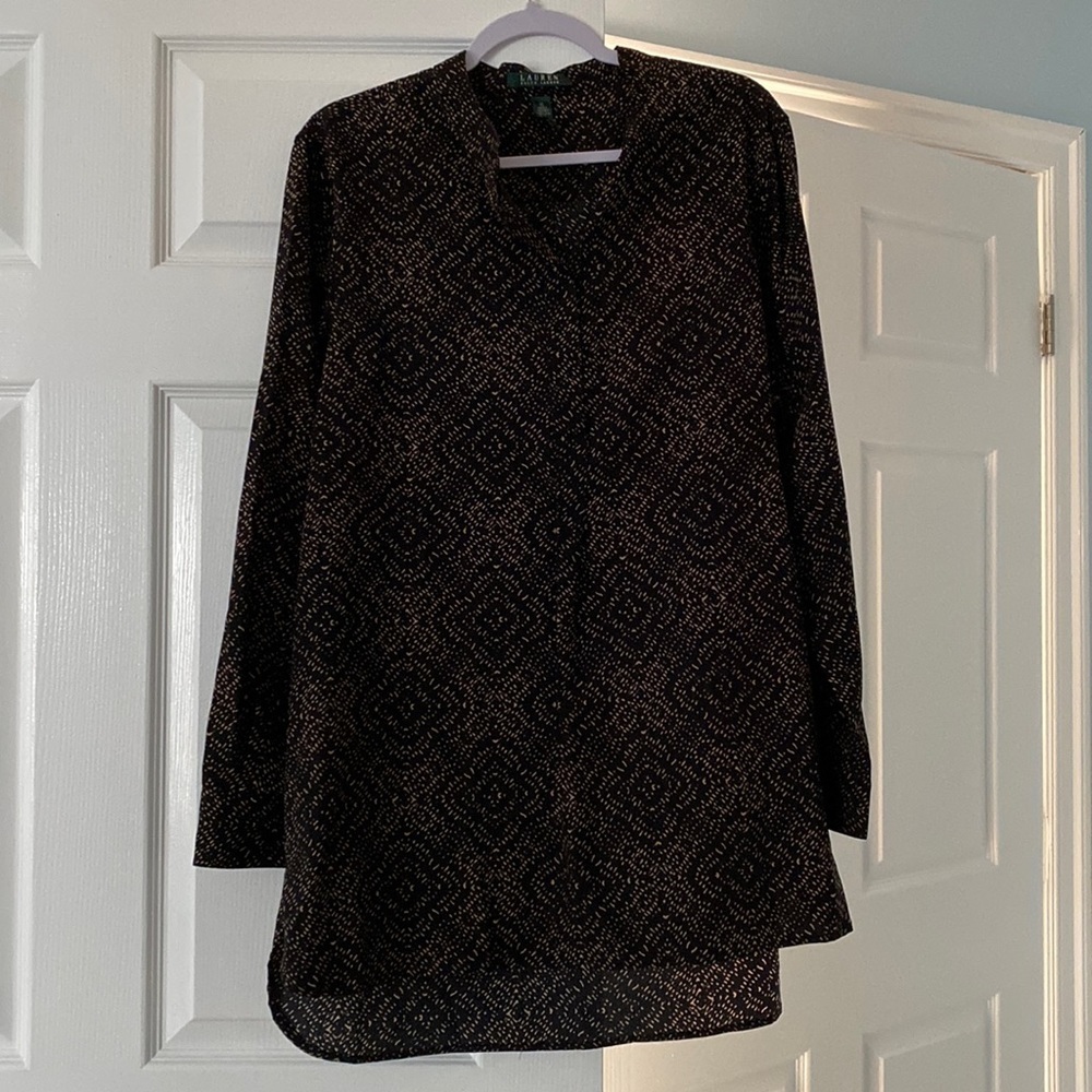 Ralph Lauren size extra large button down blouse dress